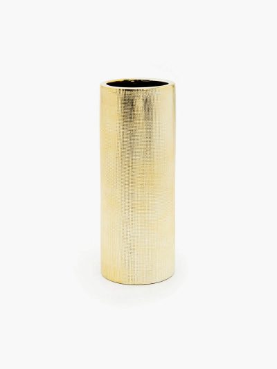 Golden Round Pen Holder